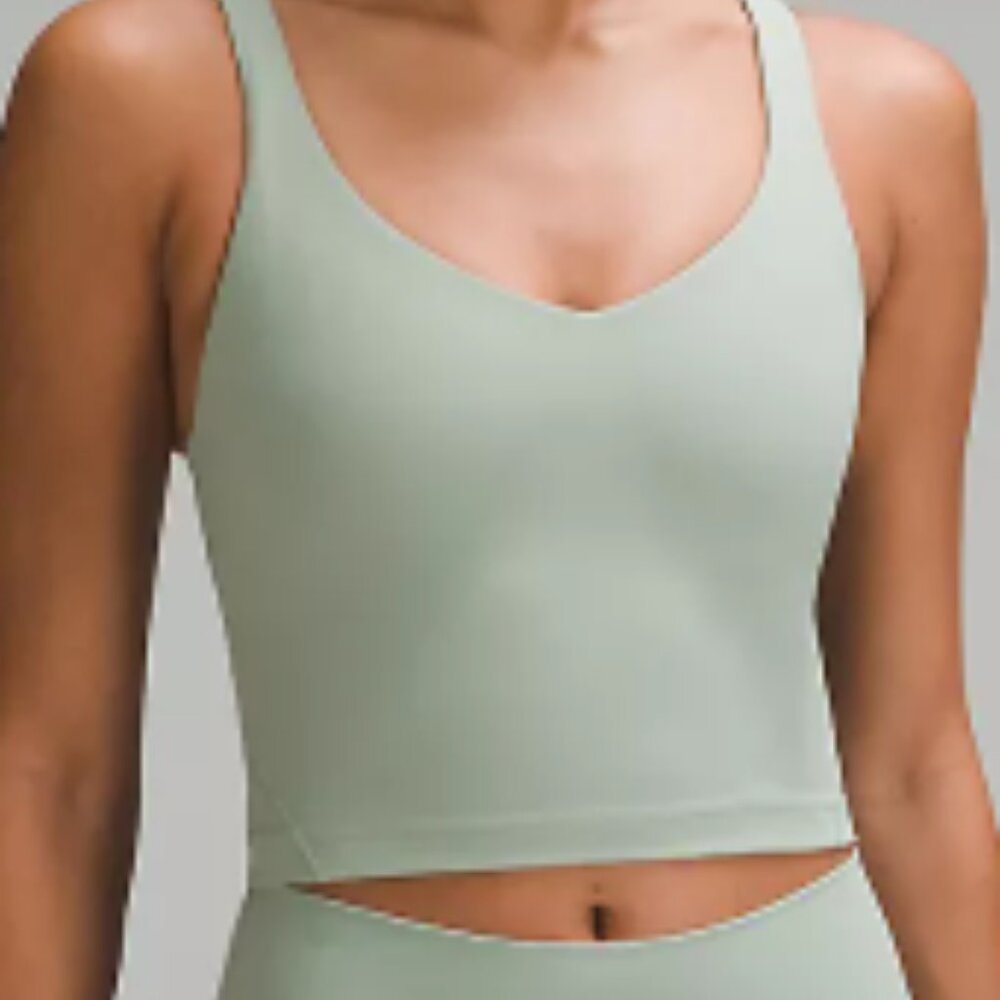 lululemon Align Tank Top in color Palm Court (Light Support, A/B Cup) size 6